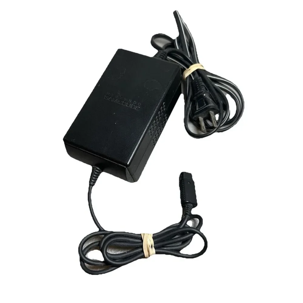 Official Nintendo Gamecube Power Supply AC Adapter DOL-002 Original Power Cord